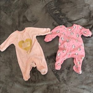 Baby Girl Sleepwear 0-3 months